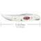 Case Cutlery Knife, Sparxx White Synthetic Sm Tx Toothpick 60180 - alternate 2